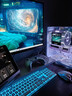 硕一鲲鹏CH2+ CH3+台式机电脑ATX主机箱白色侧透曲面弯玻海景房小尺寸机箱壳游戏电竞240水冷散热 【三面+整块曲面玻璃】鲲鹏CH3+ 白 实拍图
