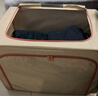 佳帮手布艺收纳箱 衣服棉被整理箱衣物储物箱百纳箱 米色 100L2只装 实拍图