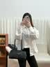 蔻一（Cnoles）语轩包包女士腋下单肩手提法棍包2026最新款斜挎包七夕情人节礼物 黑色-经典百搭款 实拍图
