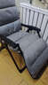舒康优躺椅午休折叠藤椅午睡床阳台家用休闲靠椅老人专用懒人靠背凉椅子 【新中式】藤编灰+绷带+豪华垫灰 无规格 实拍图