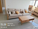 源氏木语布艺沙发现代简约客厅组合家具北欧小户型多色可选转角沙发 【砂砾白】四人位3.2m 实拍图