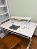 黑白调儿童A2学习桌书桌儿童桌椅实木升降桌子写字桌电脑桌进口橡胶木1.2m 实拍图