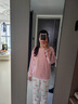 果壳（Gukoo）睡衣女秋冬季新款甜美卡通圆领套头薄绒款保暖女士套装家居服D 天堂粉女套装1 XS 实拍图