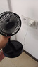 新款伸缩折叠小风扇家用静音充电型办公台式USB桌面宿舍大风力无线夏台面落地两用折叠电风扇 【直插无调档开关】随机颜色 实拍图