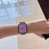 Apple/苹果 Watch Series 10智能手表蜂窝款42毫米玫瑰金色铝金属表壳淡桃粉色运动型表带S/M MWXQ3CH/B 实拍图
