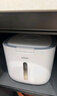 ecoco意可可 米桶防虫储米箱大米收纳盒防潮米缸面粉储存罐收纳箱储物器皿 【可放20斤】大号-奶油黄1个10L 实拍图