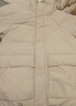 优衣库童装男童女童高性能复合连帽外套/保暖厚衣服473309 01 乳白色 150 实拍图