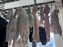 童泰婴儿连体衣新生儿衣服四季0-6月初生宝宝哈衣爬服纯棉内衣2件装 绿白小树（四季款） 59cm (建议1-3个月身高55-60cm) 实拍图