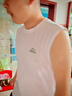 鸿星尔克无袖T恤男夏季新品圆领运动篮球背心宽松落肩简约休闲男士上衣 实拍图