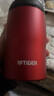 虎牌（TIGER）不锈钢保温保冷杯原装进口水杯MJA-B024-RMT深红色240ML 实拍图