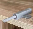 百隆（BLUM）柜门反弹器按压式磁吸碰碰开免拉手隐形衣橱柜门弹门器一字长款灰 实拍图