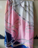 继方丝巾女春秋季高档丝巾韩版夏季防晒纱巾百搭长款披肩妈妈生日礼物 款一宽链条-粉 实拍图