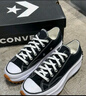匡威（Converse）官方 Run Star Hike低帮帆布流星厚底鞋黑色168816C 黑色/168816C 36 实拍图