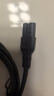 毕亚兹 国标两插8字尾电源线1.5米 八字尾适用Apple TV/打印机/音箱/PS4/5 数码相机台灯投影仪两孔 黑色 实拍图