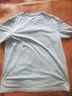 太平鸟男装 夏短袖T恤男干爽面料时尚运动服纯色体恤打底衫潮 白色（合体领标款）柔软面料 L 实拍图
