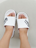 绚初拖鞋男大码外穿潮流夏季家用防滑拖鞋情侣居家浴室厚底凉拖鞋女 升级版动感 白色 42-43 (适合41-42码穿) 实拍图
