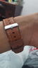 适用华为表带gt2gt3gt4/gt5/gt2pro真皮牛皮表带watch3pro手表带 【棕色】 自量接口接口宽度（22mm） 实拍图