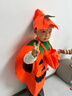 甜蜜点万圣节服装儿童男女孩cosplay服饰装扮南瓜服披风演出道具装饰 实拍图