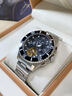 劳力士王子男士手表瑞士正品原装进口潜水表绿水鬼男表熊猫全自动机械表新款 本色黑面 41mm 实拍图