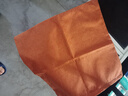抱枕靠垫 纯色亚麻抱枕沙发客厅办公室枕床头汽车腰靠可拆洗抱枕 暖橙色 40cm*40cm 枕套 （单支装） 实拍图