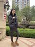 雪中飞羽绒服女2025冬季短款宽松背心轻薄马甲黑色XL 实拍图