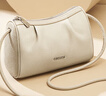 奥康包包女时尚枕头包百搭女式高级感斜挎单肩包生日礼物送女友送老婆 奶昔白 实拍图