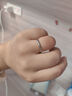 XUPING旭平首饰小众经典大气简约情侣戒指素圈ins风礼物 素圈戒指【9码-面宽约3mm】 实拍图