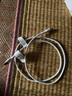 贝尔金（BELKIN） USB-IF认证Type-C轻柔编织快充线适用于苹果iPhone 15 Pro Max车载CarPlay充电数据线 Type-c转Type-c 1米白色 实拍图