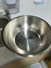 欧乐多（Olodo）德国304不锈钢盆加厚汤盆洗菜盆大号和面盆打蛋盆厨房盆料理盆子 加厚平底【28cm】可电磁炉加热 实拍图