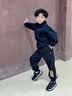 NIKE 耐克男童裤子春季2026新款儿童运动裤纯棉100校园女童青少年长裤 正黑色【100%纯棉】 【不加绒款】 160 /L 【建议身高152-158cm】 实拍图