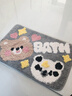 创迈仕植绒浴室地垫卫生间脚垫吸水防滑垫入户门口垫子40*60cm 实拍图