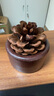 森卡龙松果扩香木家用卧室扩香器风油精花露水无火香薰桌面摆件车载精油 扩香木2个【黑胡桃款】 【可滴花露水/香水】 实拍图