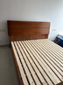 优卡吉胡桃木中式实木床1.8米x2米主卧双人床储物床1922 1.8米框架 实拍图