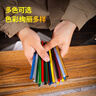 得力（deli）高粘性零甲醛彩色加长热熔胶棒胶枪胶条ROHS认证55支桶装7*140mm 实拍图