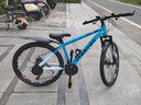 凤凰铝合金山地自行车成年人男士女士油刹可锁双减震山地车自行车学生 比安奇/全轴承/辐条轮 26英寸（适合身高160-180） 24速凤凰定位变速【碳钢车架】 实拍图