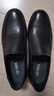 森达皮鞋男商务正装真皮一脚蹬老人鞋休闲皮鞋 黑色25版 42 实拍图