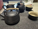 京东京造 茶具整套 功夫茶具陶瓷套装茶壶茶杯茶盘【黑陶提梁壶】 12件套  实拍图