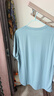 安踏（ANTA）冰丝速干短袖t恤男2025春夏季男士凉爽透气弹力跑步健身运动服饰 -3云霄蓝【冰丝速干】 XL /180 适合140-160斤 实拍图