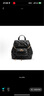 CHARLES&KEITH菱格大容量柔软多用背包书包双肩包包女包生日礼物CK2-60151400 Noir黑色 S 实拍图