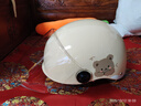 凤凰（Phoenix）新国标3C认证电动车摩托车头盔复古款TK708卡其色 双形态帽檐瓢盔双镜片夏季半盔男女士均码 实拍图