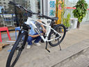 喜德盛山地自行车黑客380避震前叉21速禧玛诺变速X6铝合金车架通勤代步 白/黑色（25款） 15.5寸（建议身高150-165cm） 实拍图