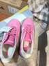 adidas「T头鞋」BARREDA板鞋德训鞋男女阿迪达斯轻运动 粉色/汉玉白/树脂黄   42 实拍图