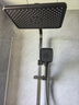 MAGTOTO氛围灯恒温淋浴花洒全套装枪灰空气增压数显钢琴按键沐浴花洒喷头 TBW6046F-枪灰【四档冷热花洒】 淋浴花洒套装 实拍图