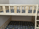 筱环上下床实木上下铺儿童床男孩女孩高低床成人双层床子母床 上下床 爬梯款单床【热卖促销款】 上铺宽130下铺宽150-全实木 实拍图