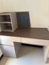 林氏家居现代简约伸缩书桌椅小户型办公桌林氏木业OV1V【暖咖】书桌 实拍图