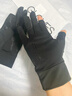 杨饰公子手套男冬季保暖骑行手套触屏防滑骑车摩托车户外防风防寒外卖手套 漏二指黑【春夏薄款】 均码 实拍图
