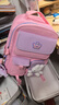 第九城堡小学生护脊书包女孩卡通兔子减负背包1-3-6年级男孩轻便儿童书包 实拍图