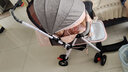 豪威 婴儿推车可坐可躺双向超轻便折叠伞车宝宝0-3岁手推车小孩儿童车 拼粉色+至尊款+一键折叠+全功能 实拍图