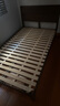 源氏木语实木床卧室双人床小户型黑胡桃木月兮大板床1.2*2.0米低铺京享家 实拍图