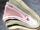【马卡龙女袜】四季袜子女中筒袜马卡龙女生粗针袜吸汗透气奶油色 【3双装】颜色随机 均码 实拍图